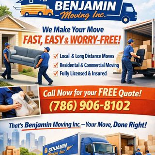 Benjamin Moving inc